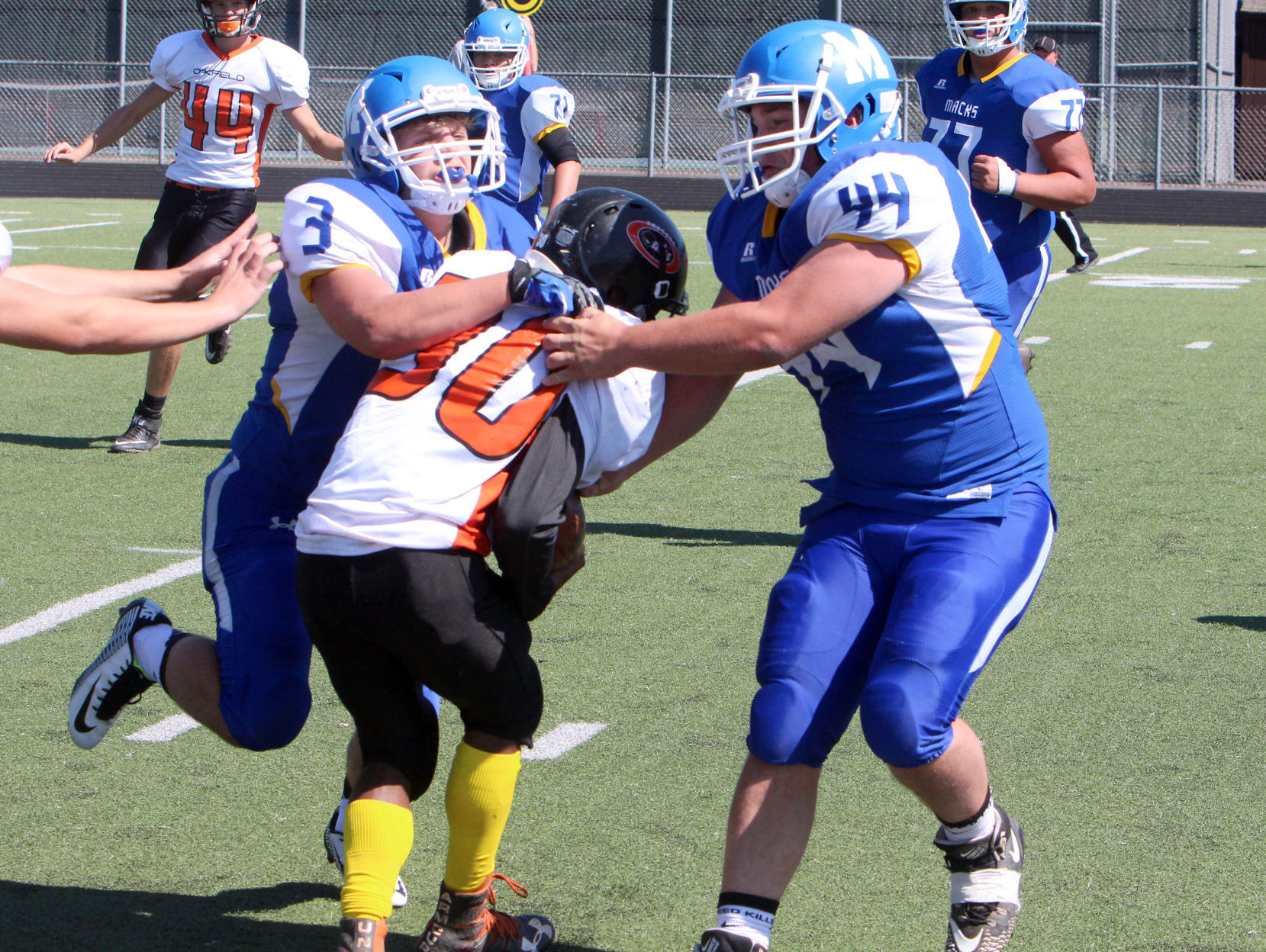 Oakfield at McDonell football 9-8-18